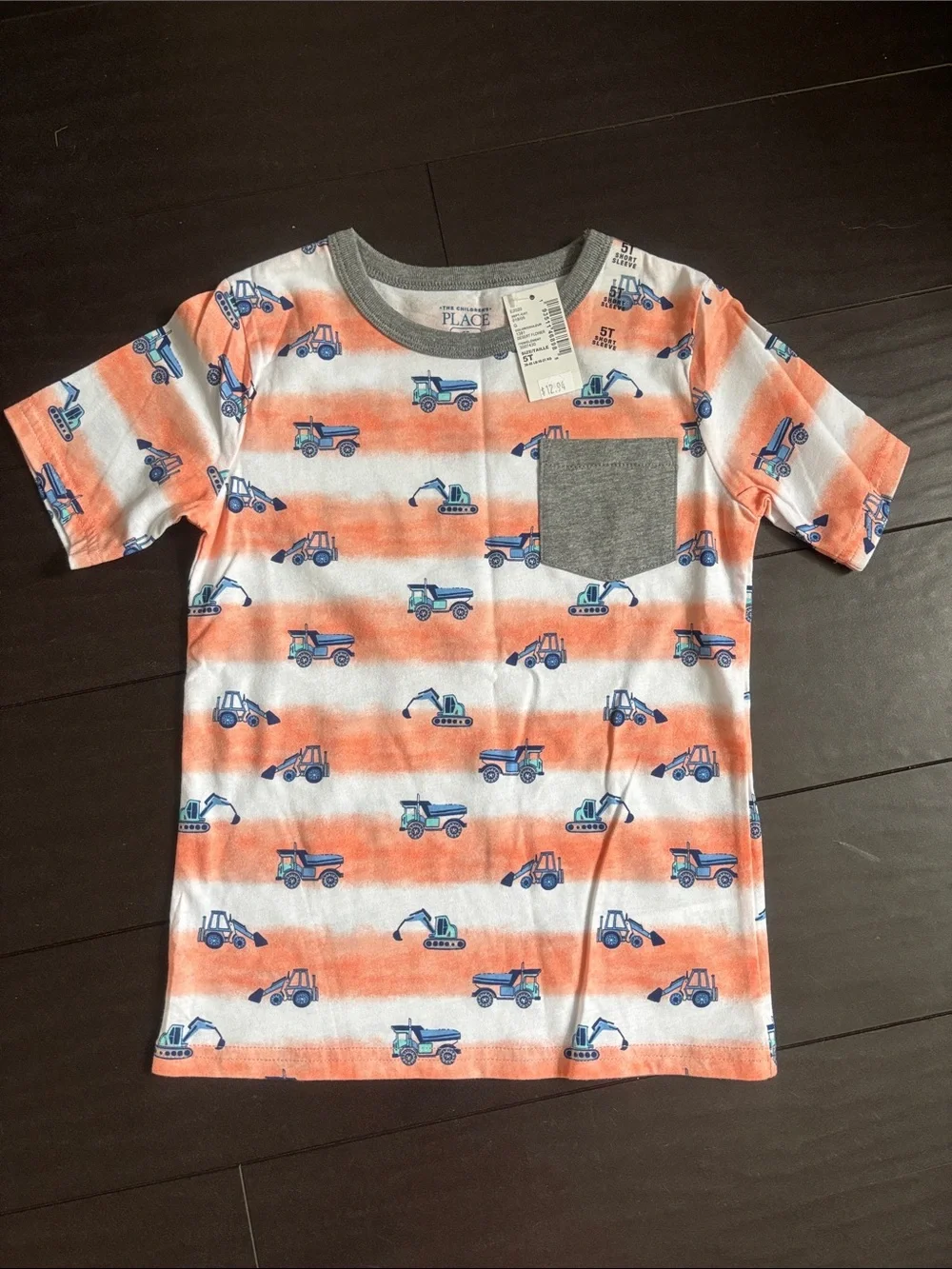 GAP Boys Long Sleeve Tee - Light Blue with White #HAVOC Print